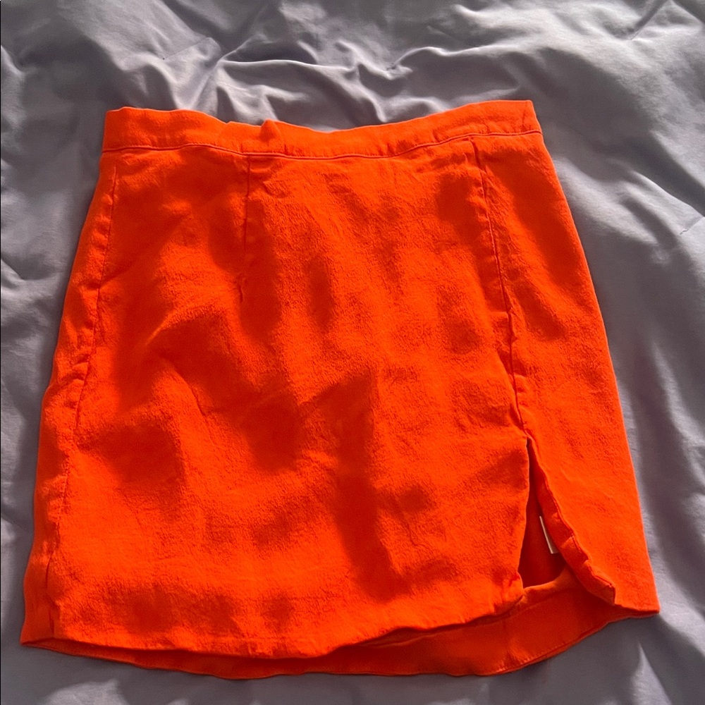 Linen Mini Skirt